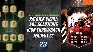 PATRICK VIEIRA || ALL 18 SBCS || (Easiest Way Possible) || MadFUT 23