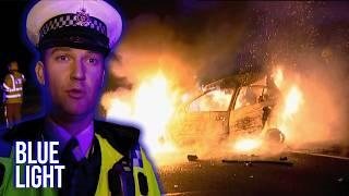 Driver Caught In Fireball After Shocking Motorway Crash | Traffic Cops FULL EPISODE | Blue Light