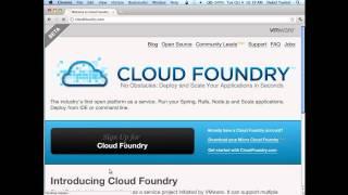 Introduction to Cloud Foundry