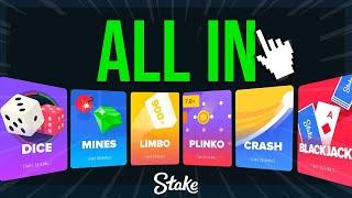 ALL IN Every Bet Challenge (HUGE PROFIT)  - Stake