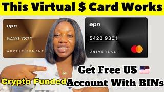 EPN.NET Card Review ‼️ Advertising Virtual Card || GET YOUR FREE US  Account