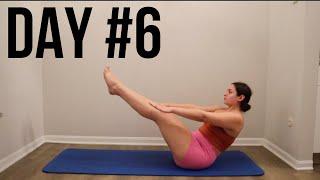 Day #6 30 Min Pilates 30 Day Workout Challenge At Home No Equipment
