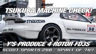 Tsukuba Machine Check! Y's Produce Naturally Aspirated 4 Rotor FD3S