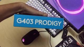 Logitech G403 PRODIGY | UNBOXING | RGB | MOUSE OVERVIEW | WIRED