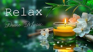 Soothing Spa Piano Relaxing Music with Nature Sounds ~ Relieve Stress & Calming Piano Melodies