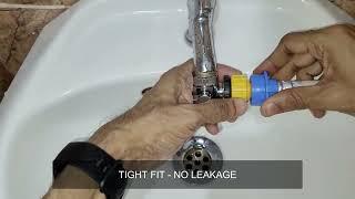 Tap Diverter - How to Connect Washing Machine Hose to Bathroom Sink/Wash Basin