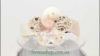 Sirenashop.com.ua: Бижутерия (Заколка Алиса) с кристаллами Swarovski