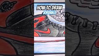 How to Draw Jordan 1 s EASY ️ #mrschuettesart #draw #jordans #drawing #art