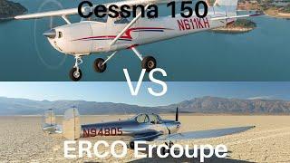 Cessna 150 Vs Erco Ercoupe | Best budget plane?