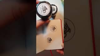 Self inking stamps, perfect for small businesses Islamic art by Sameea Rahat #youTubeShort #short