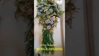 BUNGA DINDING DEKOR SUDUT PELAMINAN MINIMALIS