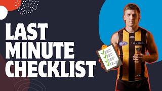 AFL Fantasy & SuperCoach 2025 | Your ULTIMATE Round 1 Checklist