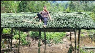 Full video: 25 days of building a perfect bamboo house in the forest, living with nature