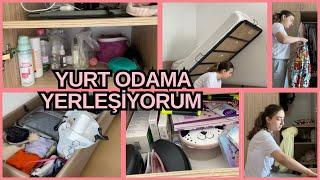 KYK YURT ODAMA YERLEŞİYORUM #üniversite #yks #kykyurt