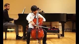 Ryan Tseng (11yrs) performs Goltermann cello concerto No. 4 in G Major, Op. 65, 1: Allegro