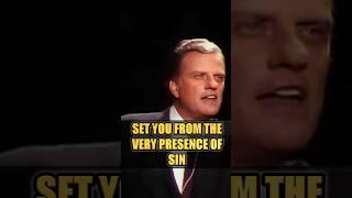 SET YOU FROM THE VERY PRESENCE OF SIN - Billy Graham #billygraham #jesuschrist #bible #motivation