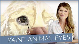 How to paint animal eyes