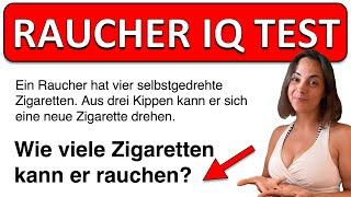  Teste deinen IQ! | Logik Frage als Intelligenz Test für Raucher (ZIGARETTENPROBLEM)