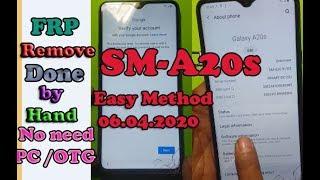 Samsung Galaxy A20s ( SM-A207F/DS) FRP Remove Done by Hand No need PC /OTG Easy Method 06.04.2020