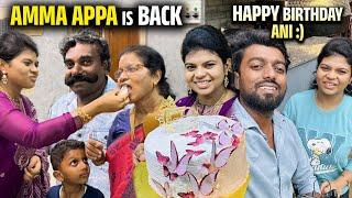 அம்மா அப்பா Back to Home  For Anita's BIRTHDAY !!