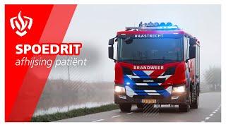 Prio 1: Afhijsing patiënt - spoedrit naar Polsbroek | Brandweer Haastrecht