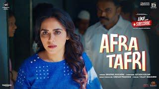 Afra Tafri (Song) | Amruta Khanvilkar | Suyash Kelkar, Swapnil Kulkarni | Like Aani Subscribe