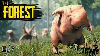 The mutants vs me and my friend the fight of our lives (The Forest Ep 7)