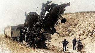  60 Vintage Photos Of TRAIN WRECKS in COLOR (1890s - 1960s)