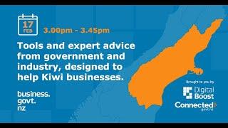 Canterbury Business Growth Webinar - Business.govt.nz