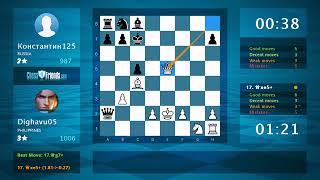 Chess Game Analysis: Dighavu05 - Константин125 : 1-0 (By ChessFriends.com)