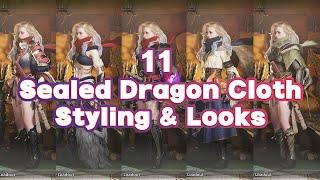 11 Sealed Dragon Cloth Styling ideas | Monster Hunter Wilds | 4K