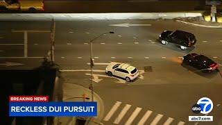 FULL CHASE: DUI suspect leads police on pursuit in Santa Monica