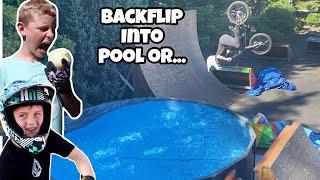 Would You Rather Challenge! Eat an Onion or Backflip into a Pool?!