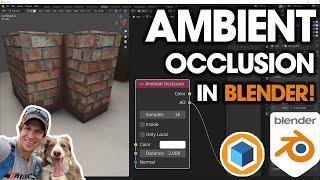 How to Add AMBIENT OCCLUSION in Blender! (Ambient Occlusion Node Tutorial)