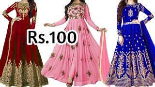 Buy party wear gown ₹100 // Stylish gown in cheap price // Latest 2022 party gown