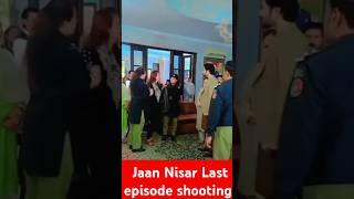 Jaan Nisar Last episode shooting video #hibabukhri #jaannisar #danishtaimoor #trending #drama