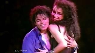 Tatiana Thumbtzen Kissing Michael Jackson Onstage 1988