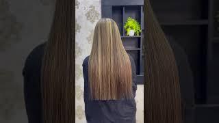 How to do blonde highlights at salon #haircolor #hair #hairstyle #trending #shorts