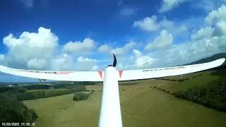 Phoenix S - Custom V-Tail Soaring / Aerobatics in Very Windy Conditions !!