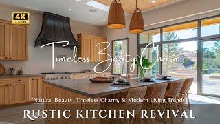 Rustic Kitchen Revival: Embracing Natural Beauty, Timeless Charm, and Modern Living Trends