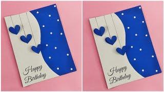 How to make Birthday greeting card / Easy & Beautiful happy birthday card / Diy card making