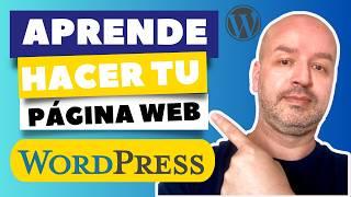  WordPress Tutorial 2025 [Step by Step] In Spanish.  FREE Course from scratch