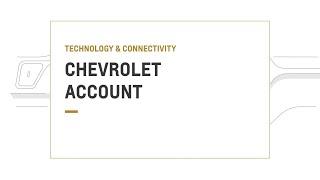 Chevrolet My Account: Managing your Vehicle Online | Chevrolet Canada