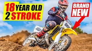 18-Year-Old 2 Stroke Dirt Bike gets it's FIRST Ride Ever!