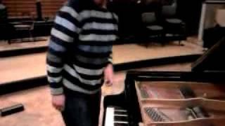 Jan Faix - Prepared piano - příprava ve studiu