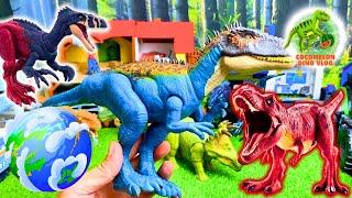 ULTIMATE Jura World Dominion Dinosaur Collection: Tyrannosaurus Rex, Allosaurus, Mosasaurus & More!