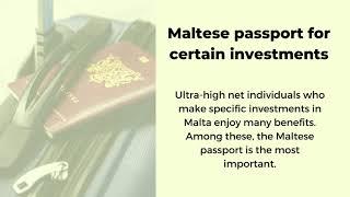 How to obtain a passport by investment in Malta