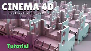 Complex Shapes With Booleans: Cinema 4d Tutorial
