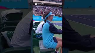 Jannik Sinner Holds Umbrella For Ball Kid 