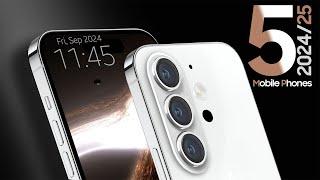 TOP 5 Best New Upcoming Smartphones 2024/25 — Thrilling Flagship Mobile Phones 2024/25